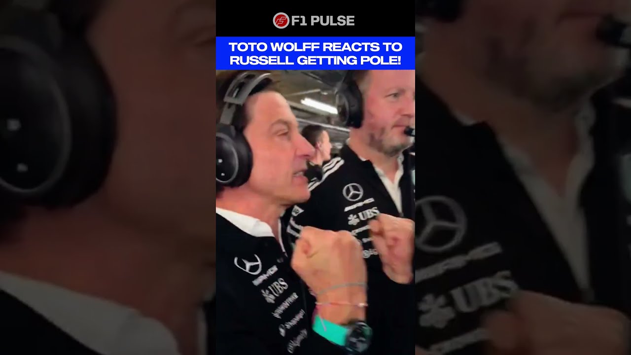 Toto Wolff S PRICELESS REACTION When Russell Gets Pole In Canada 