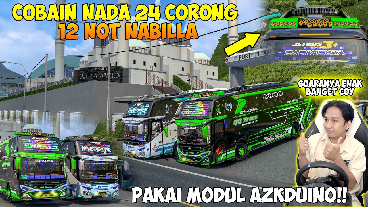 COBAIN NADA 24 CORONG 12 NOT NABILLA PAKAI MODUL AZKDUINO !! SUARANYA ENAK BANGET