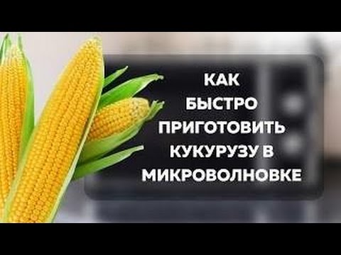Как приготовить кукурузу в микроволновой печи
