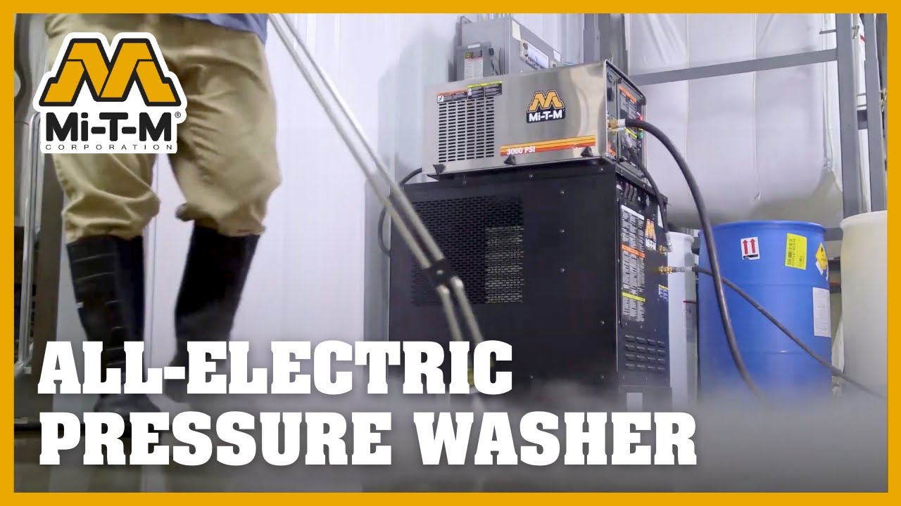 All-Electric Hot Water Pressure Washer