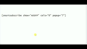 Shortcode Editing and Posting - Smart Subscribe Plugin