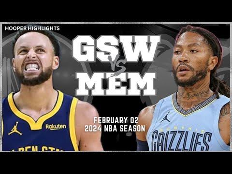Golden State Warriors vs Memphis Grizzlies Full Game Highlights | Feb 2 | 2024 NBA Season