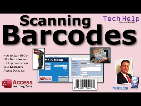 Scanning Barcodes (UPC, ISBN, EAN, etc.) to Lookup Products in your Microsoft Access Database