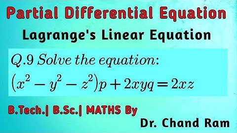 Question: 9 on Lagrange