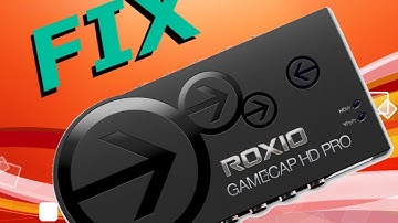 How to Fix Roxio Game Capture HD Pro - No Signal - No Preview