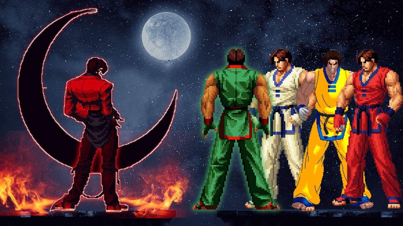 [Mugen KOF] Samael Vs Golden Kim Kaphwan Team