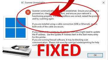 🔧 Hoe u het probleem met de scannercommunicatie in Windows 10 en 11 kunt oplossen 🔧
