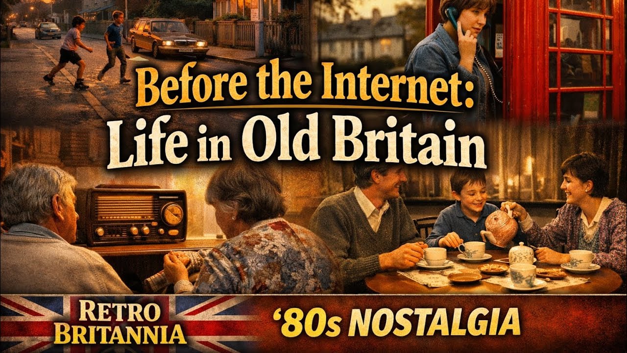 Before the Internet 🤔 How Evenings Felt Different in Old Britain | 1980s Nostalgia