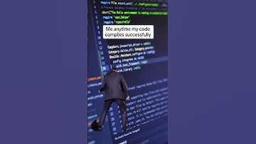 That Moment When Your Code Compiles Successfully #codingmeme #programminglife #software #memes