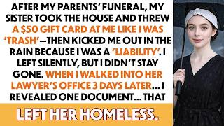 After My Parents’ Funeral, My Sis Took The House And Kicked Me Out But When I Returned As The Owner.