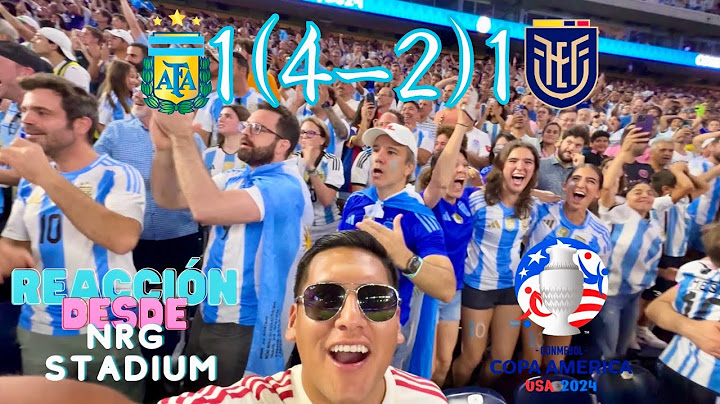 ARGENTINA vs ECUADOR 1(4-2)1 Reacción al Partido desde NRG Stadium | Copa América USA 2024