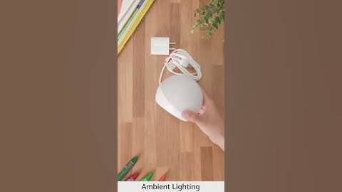 Echo Glow - Multicolor smart lamp, Works with Alexa