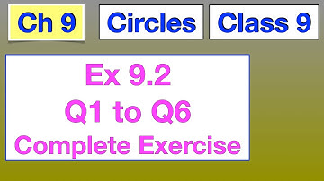 Ex 9.2 Introduction Theorem 9.3 Th 9.4 Th 9.5 Th 9.6 With Proof Class 9 Circles Chapter 9 NCERT Math