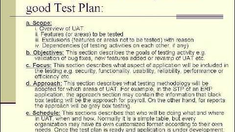 Software Testing Part 6  Test Plan & Soak Testing