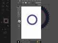 Radial Pattern design in illustrator#youtubevideoviral#shortvideo#design