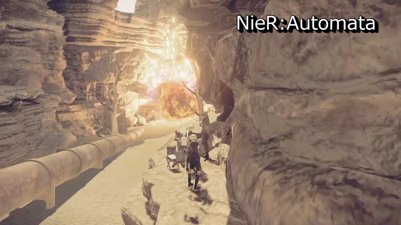 出入口は爆発だ【初見NieR：Automata#3】 - YouTube