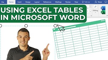 Excel Tables in Word: The Ultimate Guide to Linked & Updated Data!