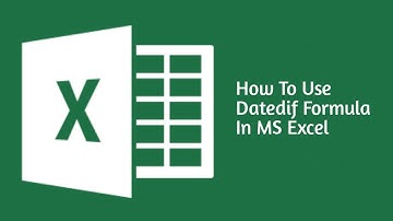 HOW TO USE DATEDIF FORMULA IN MICROSOFT EXCEL | TUTORIAL IN MS EXCEL | URDU | HINDI | 2021