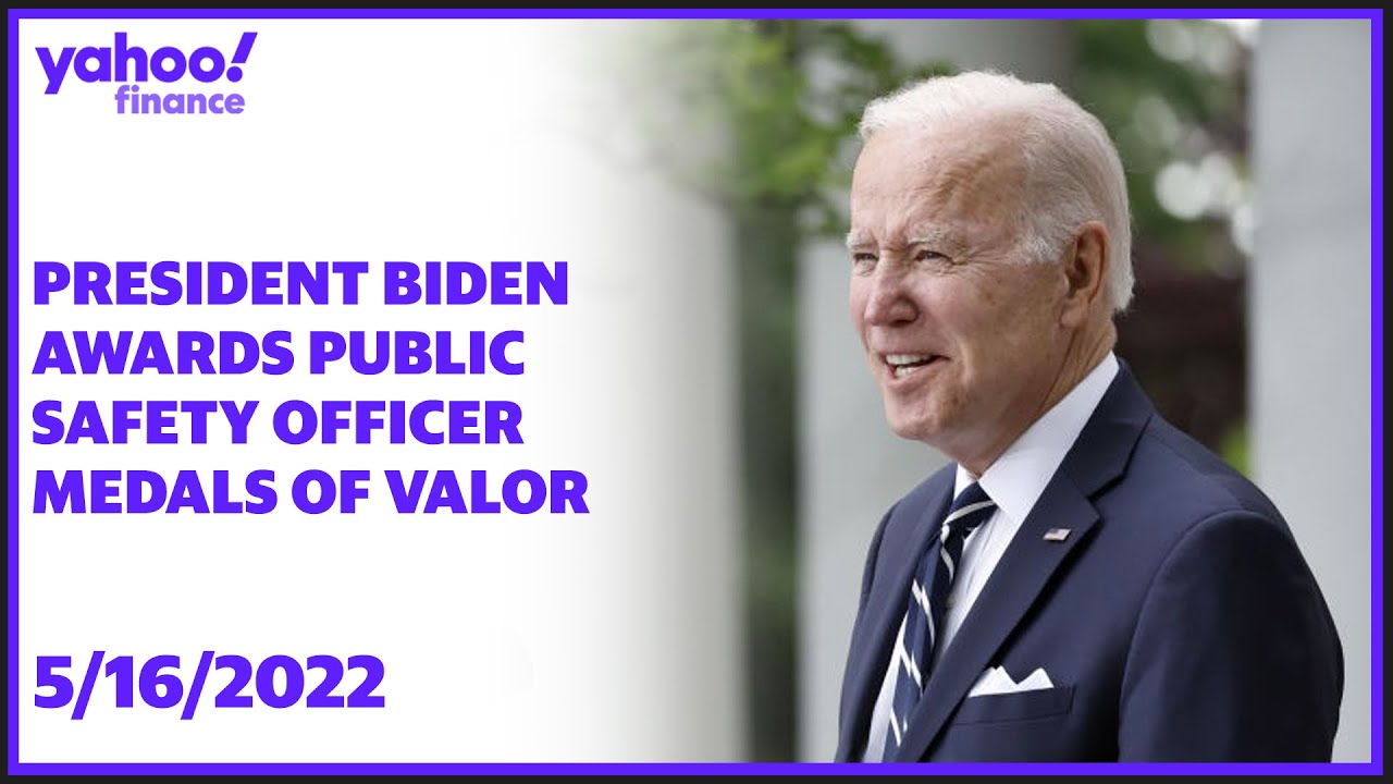President Biden awards Public Safety Officer Medals of Valor - YouTube