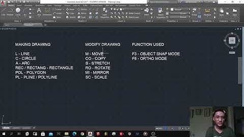 AutoCAD Tutorials for Beginners - PART 3 (Filipino)