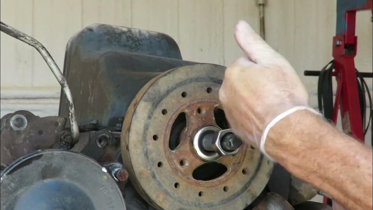 350 CHEVY HARMONIC BALANCER INSTALL - YouTube