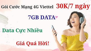Cách Đăng Ký Gói Cước Mạng 4G Viettel 30K 7 Ngày – Data Cực Nhiều, Giá Quá Hời! #trending #top