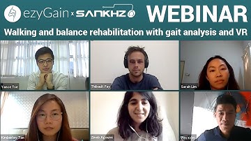 #WEBINAR • EzyGain x Sankhz - Walking and balance rehabilitation with gait analysis and VR