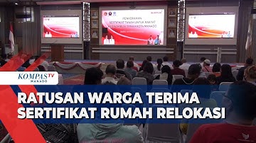 Ratusan Warga Terima Sertifikat Rumah Relokasi