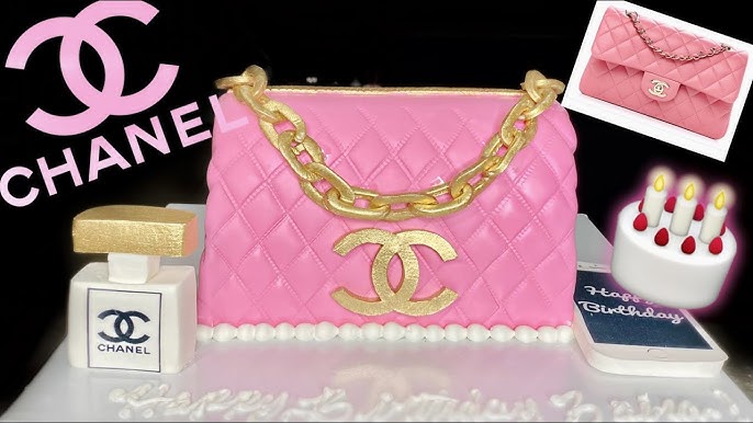 bolso tarta  Chanel birthday cake, Chanel cake, Handbag cakes