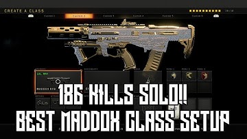 I dropped 186 Kills with this MADDOX CLASS!! (BO4 Best Maddox RFB Class Setup)
