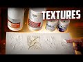 Comment faire des reliefs, textures, effets de matières pour la peinture (Modeling paste)