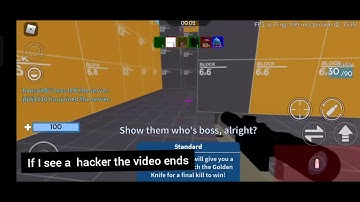 IF I SEE A HACKER THE VIDEO ENDS!