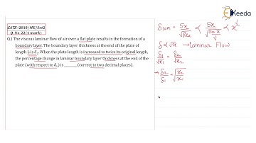 Fluid Mechanics : Step-by-Step Guide | Solving Previous Year GATE Question 38