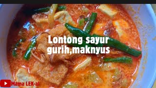 Resep lontong sayur labu siam santan- sayur ketupat lebaran @mamalek-al