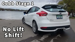 Focus ST Cobb Tune First Drive and Impressions! (No Lift Shift+Launch Control)