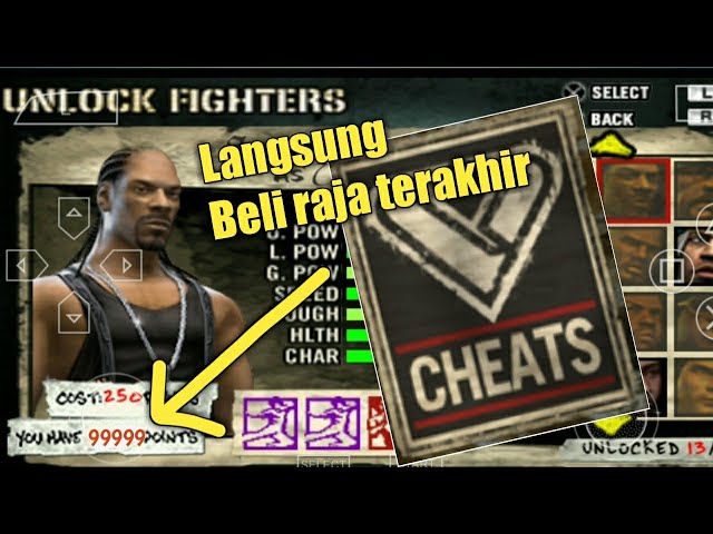 Latest Def Jam PPSSPP and PS2 Cheats 2023