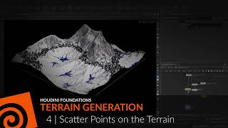 Houdini Foundations: Terrain 4 | Scatter Points on the Terrain