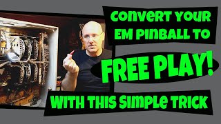 Pinball Repair #7 - Converting EM Pinball Machines to Free Play screenshot 3