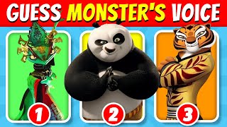 Guess the Kung Fu Panda Characters by Voice | Quiz meme song