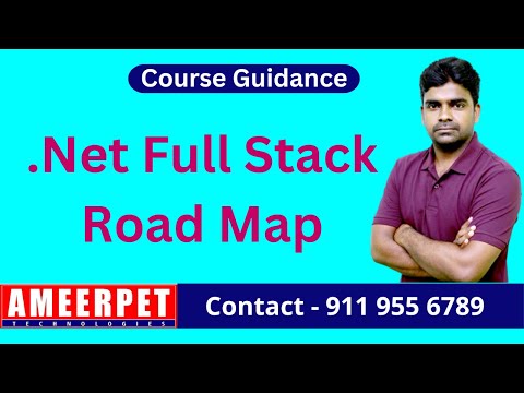 Dot Net Full Stack Course Road Map By Srinivas | .Net Course | Ameerpet Technologies |