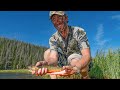 My First Brook Trout! Fishing Remote Mountain Lake
