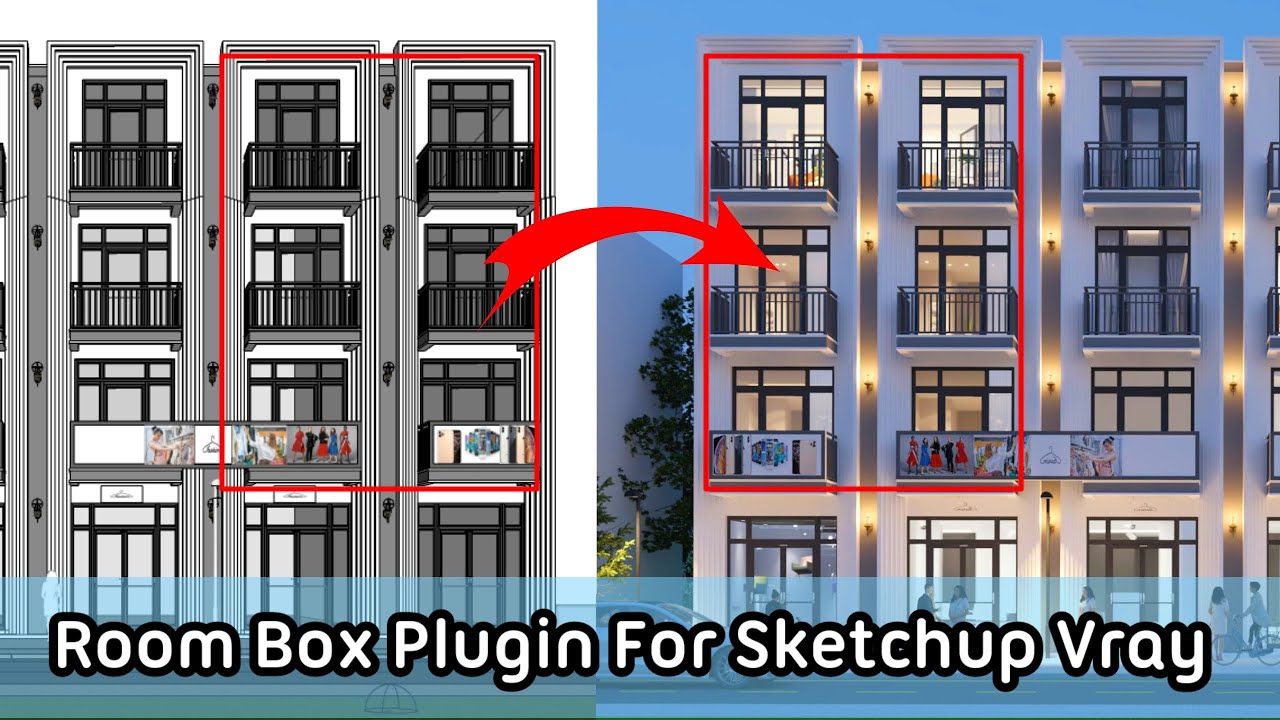 Room Box Plugin For Sketchup Vray, Vray Sketchup Tutorial, Lumion ...