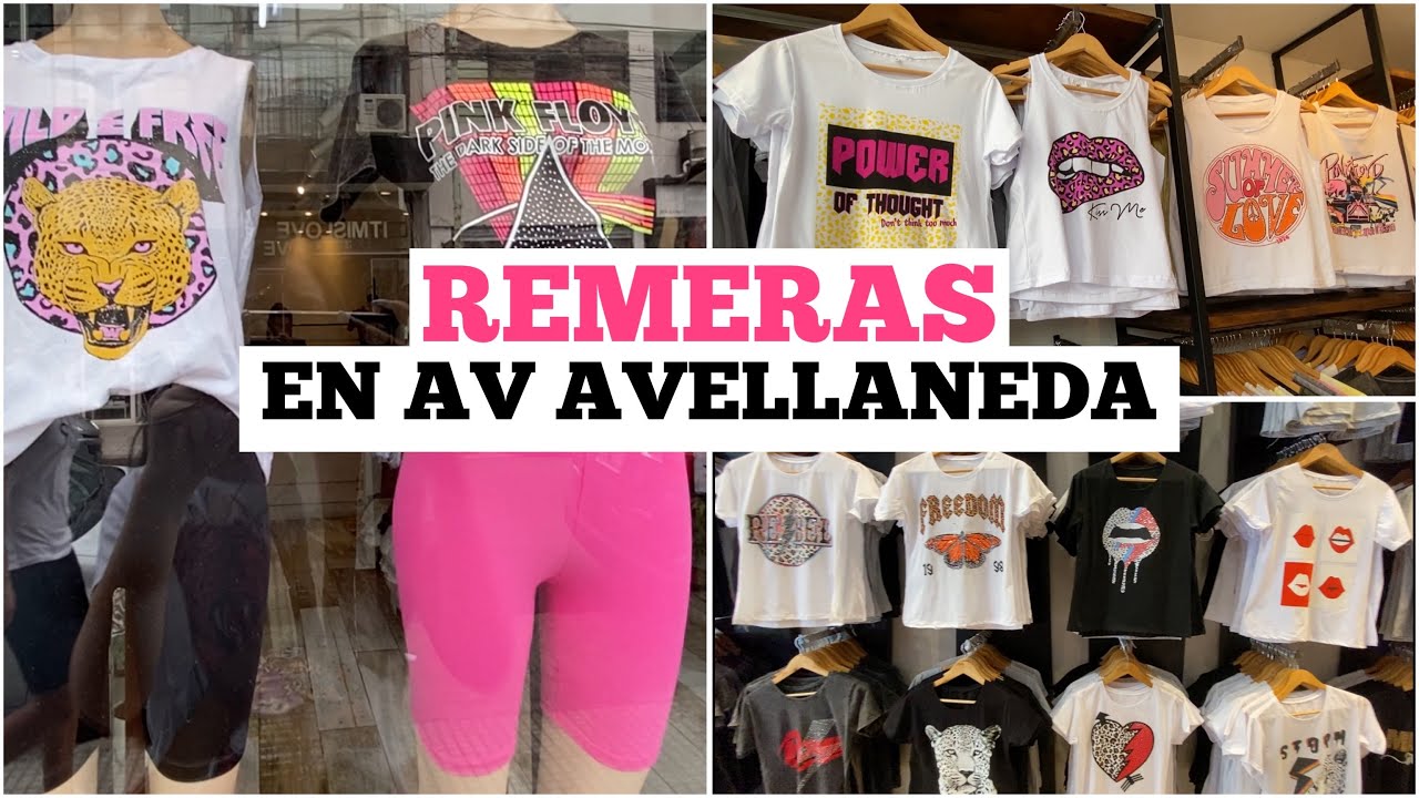 REMERAS Y REMERONES en AV FLORES/Ropa por Buenos Aires/Donde comprar/ YouTube