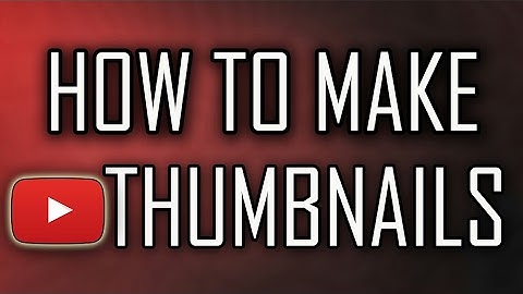 How To Make Thumbnails For YouTube Videos With Photoshop 2017!