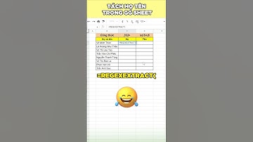 [Thủ thuật Google Sheet] Cách tách họ và tên trong Google Sheet #Shorts
