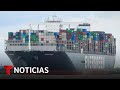 El bloqueo en el canal de Suez impacta el comercio mundial | Noticias Telemundo