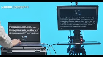 Hướng dẫn sử dụng máy nhắc chữ Desview TP170 Teleprompter , Setup máy nhắc chữ Desview TP170