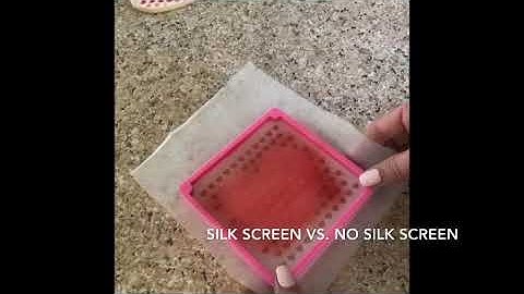 Airbrushing with Silk screen vs. no silk screen