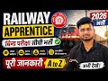 Railway Apprentice 2026 भर्ती 🚨 बिना परीक्षा सीधी भर्ती | Full Details