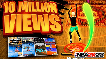 I Used The MOST VIEWED JUMPSHOT on NBA 2K23! BEST JUMPSHOT FOR ALL BUILDS! HIGHEST GREEN WINDOW 2K23